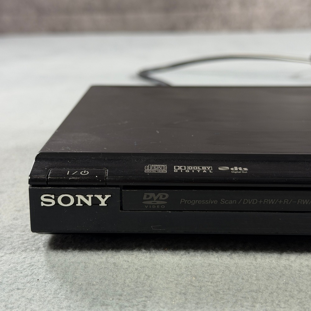 Sony DVP-SR200P DVD Player CD Progressive Scan Black Dolby Digital tested works